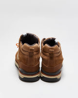 Visvim Serra Vibram Rugged Tan Bovine Suede Hiking Boots - UK 8
