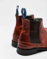 Vintage 1990s John Fluevog F Shoe Leather Square-Toe Ankle Boots - UK 10