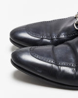 Vintage Y2K 00s Gucci Tom Ford Leather Horsebit Pointed Toe Loafers - UK 8.5