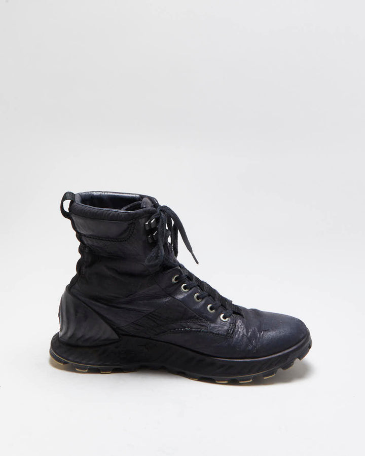 Vintage Ecco x Stone Island S0404 Dyed Exostrike Dyneema Leather Ankle Boots - UK 8