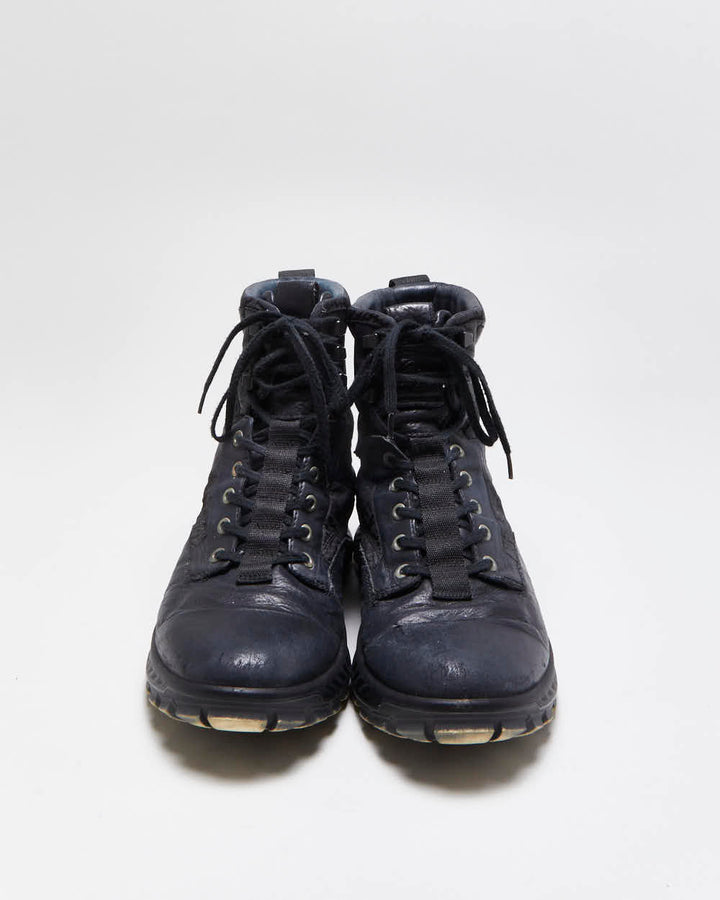 Vintage Ecco x Stone Island S0404 Dyed Exostrike Dyneema Leather Ankle Boots - UK 8