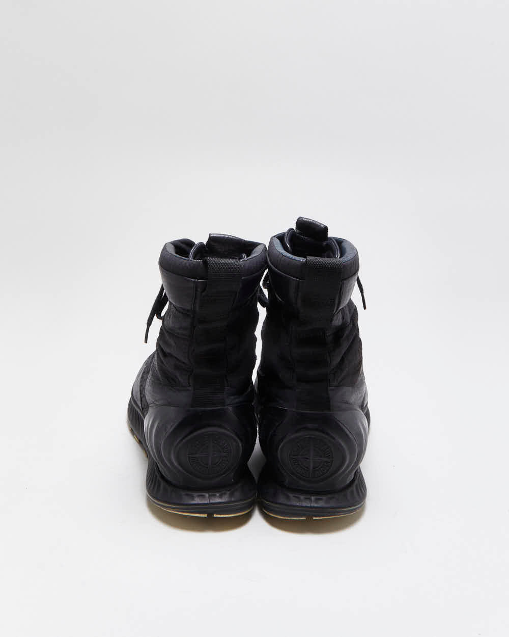 Vintage Ecco x Stone Island S0404 Dyed Exostrike Dyneema Leather Ankle Boots - UK 8