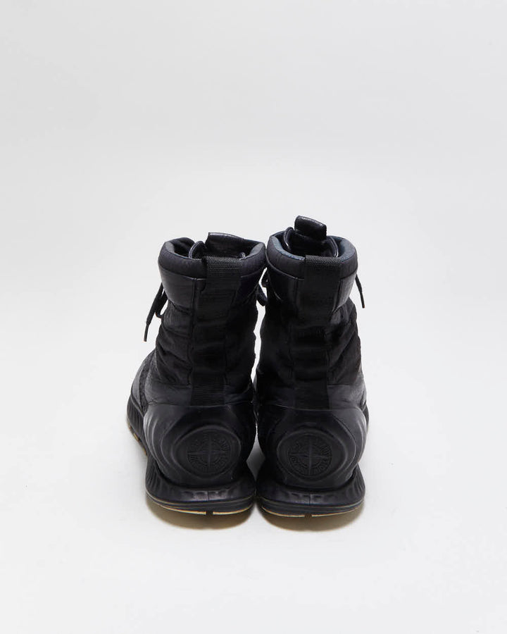 Vintage Ecco x Stone Island S0404 Dyed Exostrike Dyneema Leather Ankle Boots - UK 8