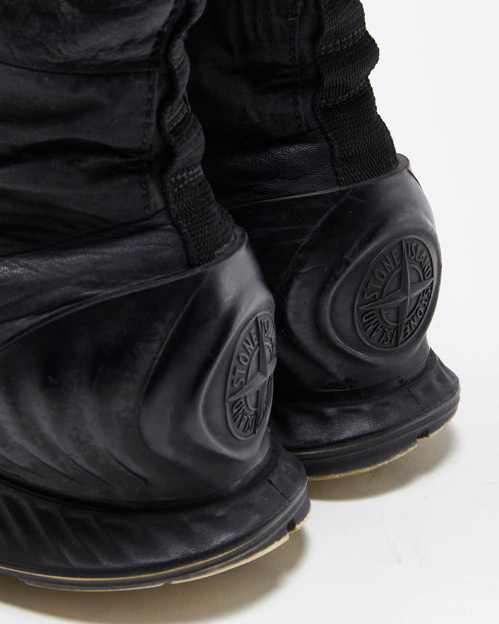Vintage Ecco x Stone Island S0404 Dyed Exostrike Dyneema Leather Ankle Boots - UK 8