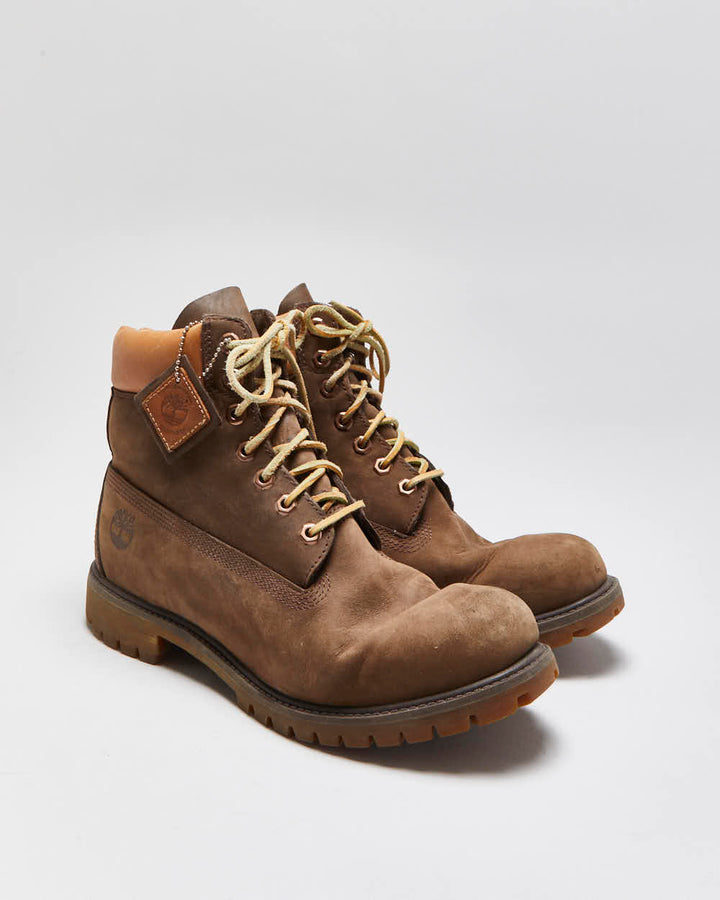 Vintage Y2K 00s Timberland Primaloft Nubuck Premium 6 Inch Ankle Boots - UK9.5