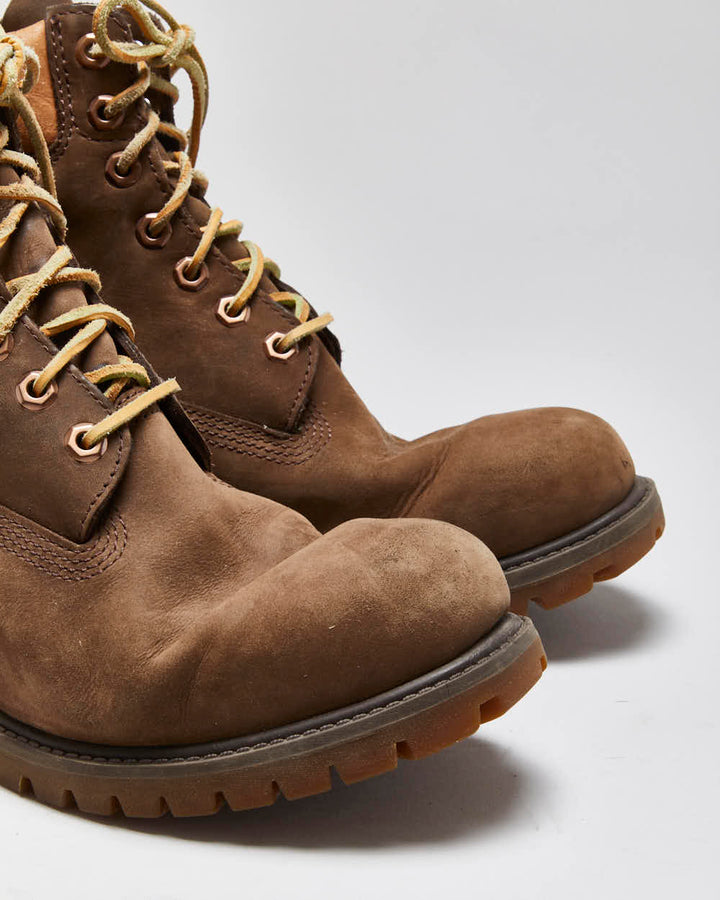 Vintage Y2K 00s Timberland Primaloft Nubuck Premium 6 Inch Ankle Boots - UK9.5