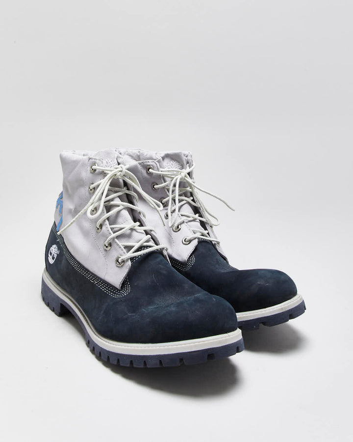 Vintage Y2K 00s Timberland Nubuck Roll Down Ankle Boots - UK12