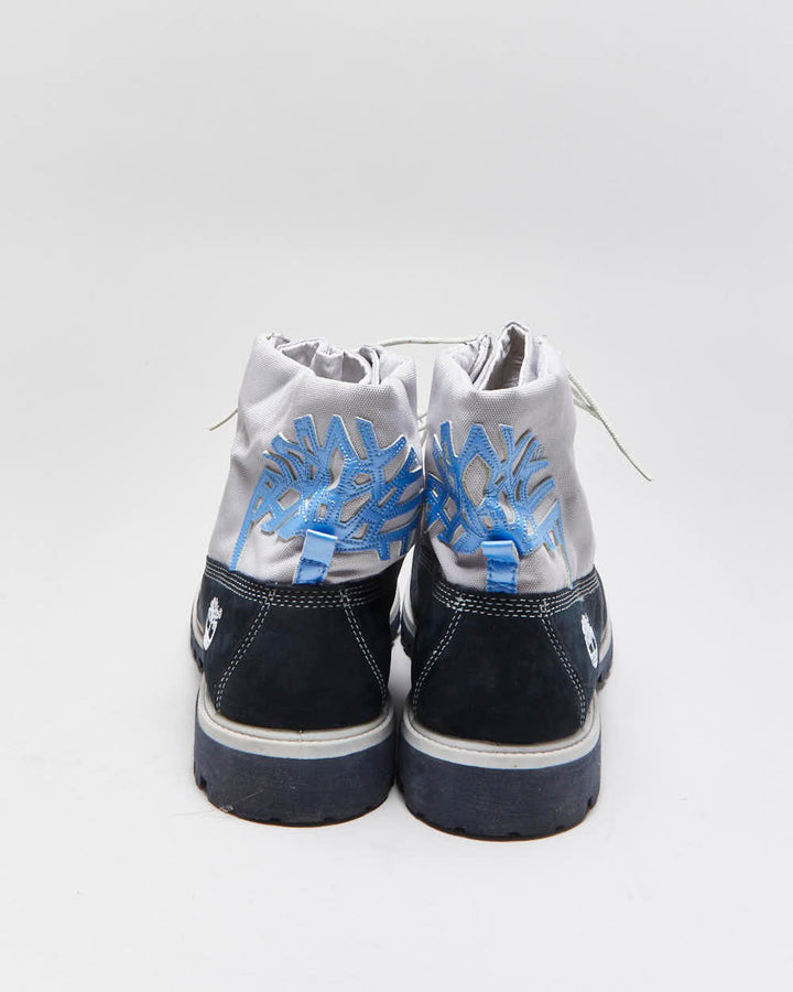 Vintage Y2K 00s Timberland Nubuck Roll Down Ankle Boots - UK12