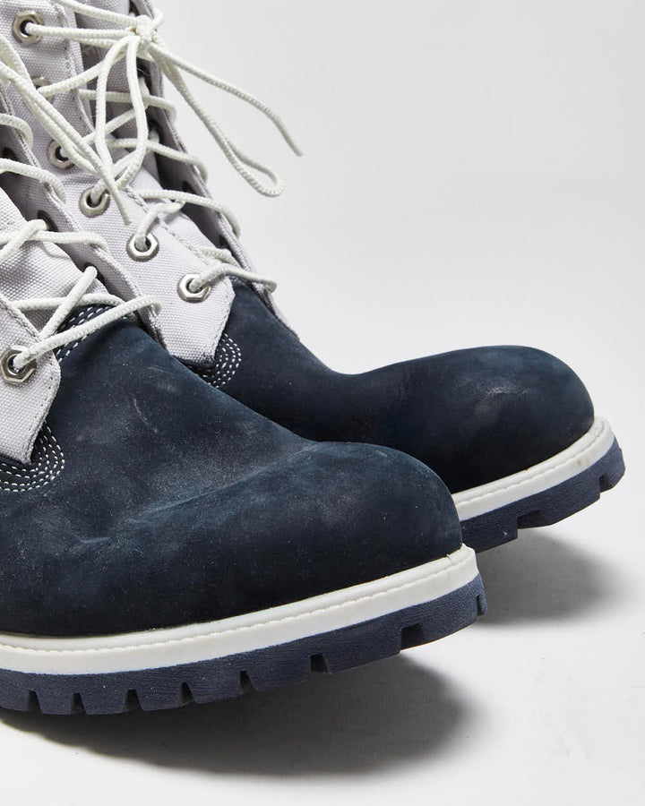 Vintage Y2K 00s Timberland Nubuck Roll Down Ankle Boots - UK12