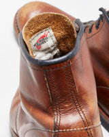 Vintage Red Wing 9016 Beckman Chestnut Featherstone Made In USA Round Toe Ankle Boots - UK8.5