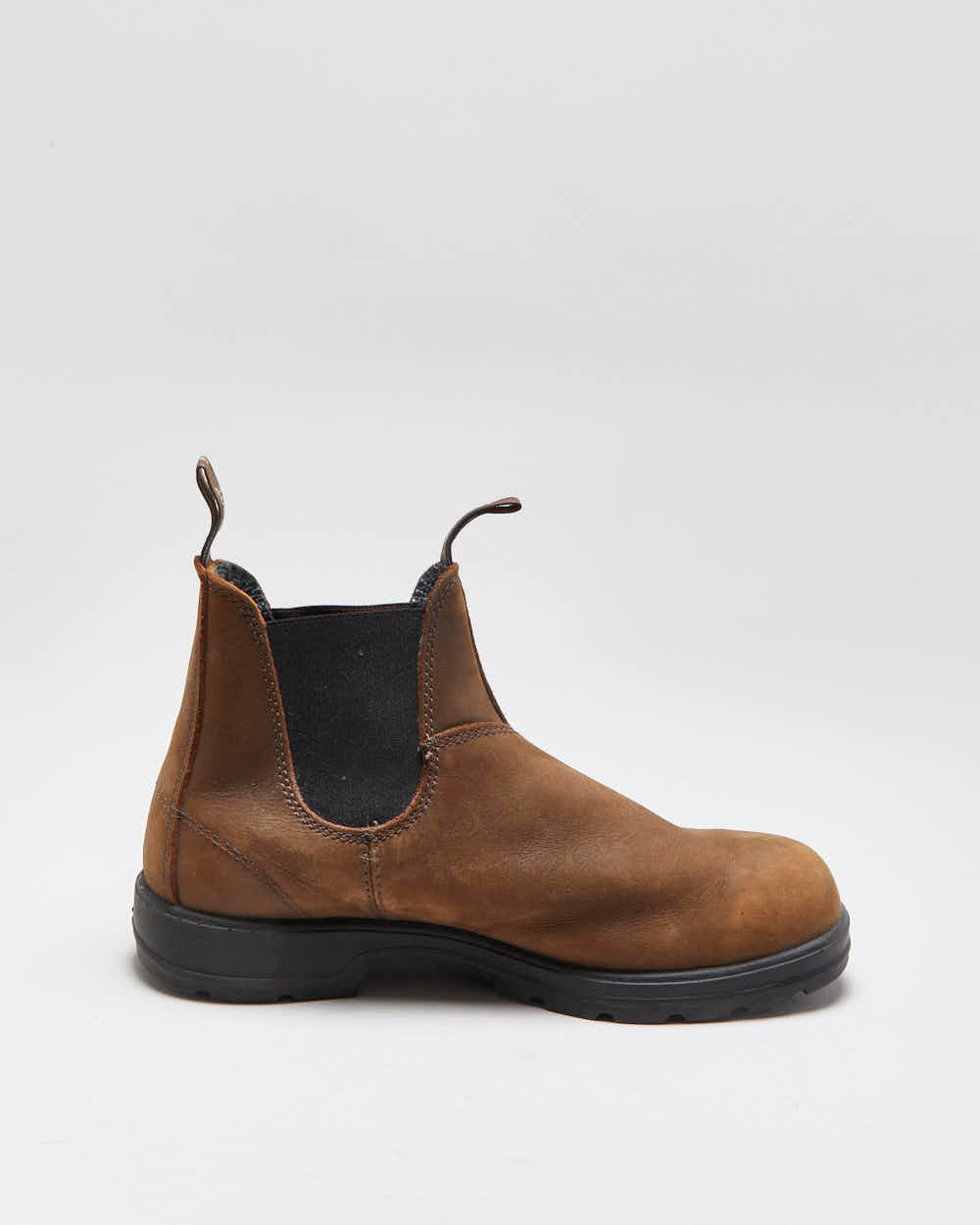Vintage Blundstone 500 Classic Saddle Brown Tasmanian Nubuck Chelsea Boots - UK9