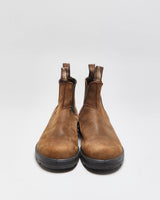 Vintage Blundstone 500 Classic Saddle Brown Tasmanian Nubuck Chelsea Boots - UK9