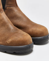 Vintage Blundstone 500 Classic Saddle Brown Tasmanian Nubuck Chelsea Boots - UK9
