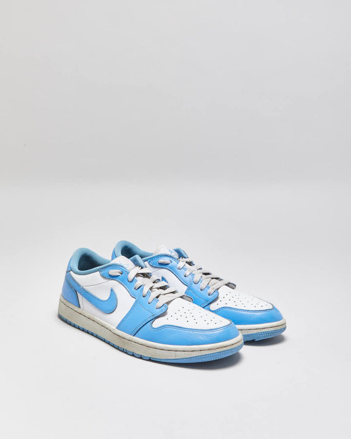 2021 Nike Air Jordan 1 Low Golf 'UNC' Leather Trainers - UK9.5