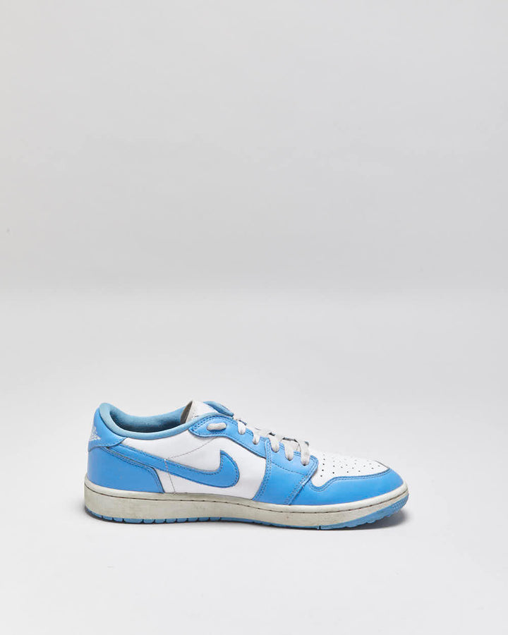 2021 Nike Air Jordan 1 Low Golf 'UNC' Leather Trainers - UK9.5