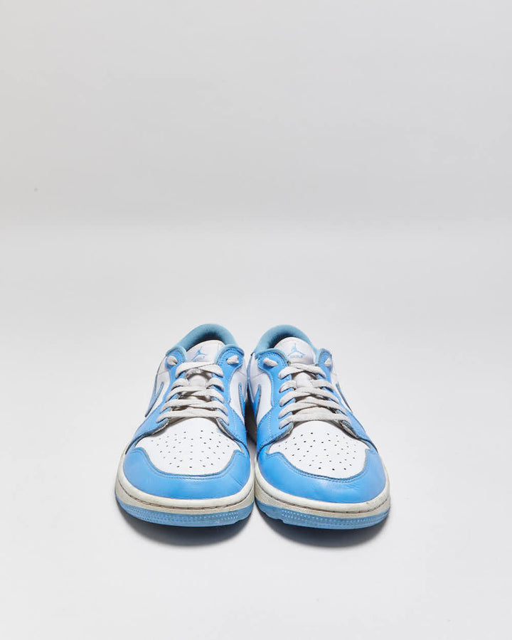 2021 Nike Air Jordan 1 Low Golf 'UNC' Leather Trainers - UK9.5