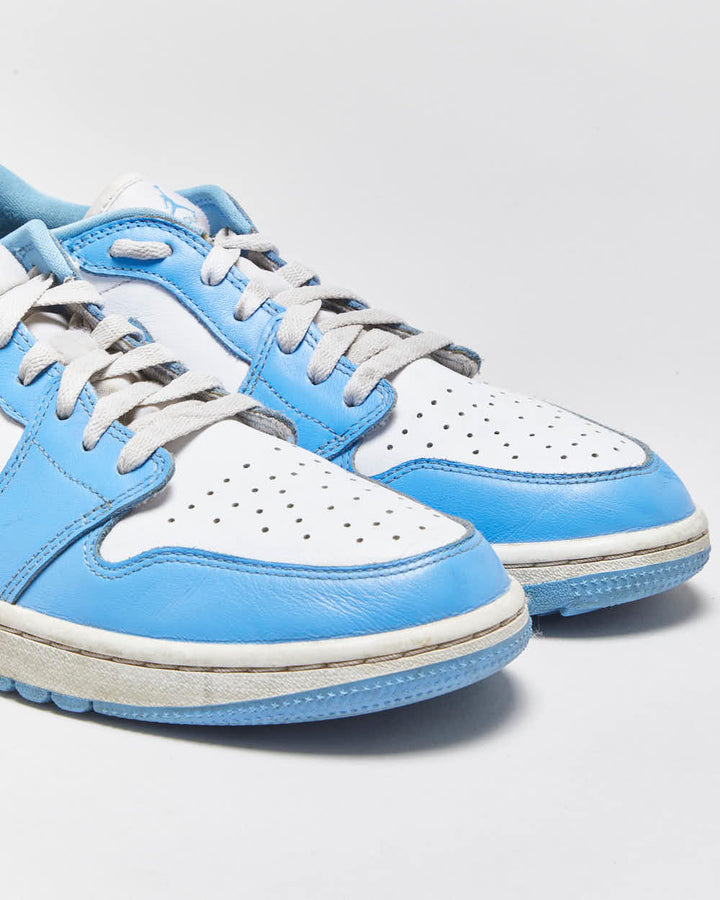 2021 Nike Air Jordan 1 Low Golf 'UNC' Leather Trainers - UK9.5