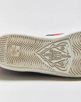 2022 Gucci Ace Leather Monogram Supreme Python Web Low Trainers - UK9.5