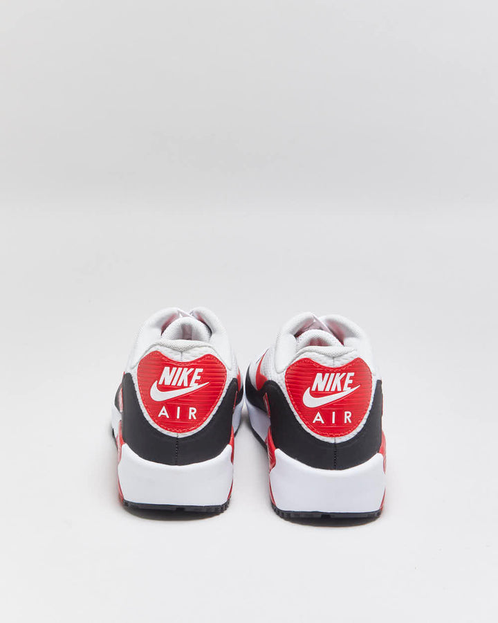 DS 2022 Nike Air Max 90 Golf White/Black/Photon Dust/University Red Trainers - UK11