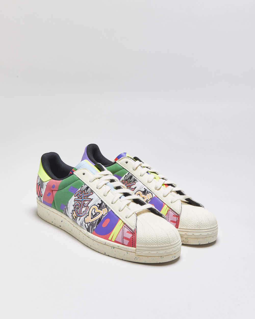 DS 2022 Adidas Originals Superstar x Pride Kris Andrew Small Unite Trainers - UK10