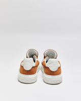 2024 Salvatore Ferragamo Gancini Borg Tan Suede Leather Low Trainers - UK10