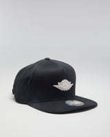 Jordan Black Snapback Hat  - Adjustable