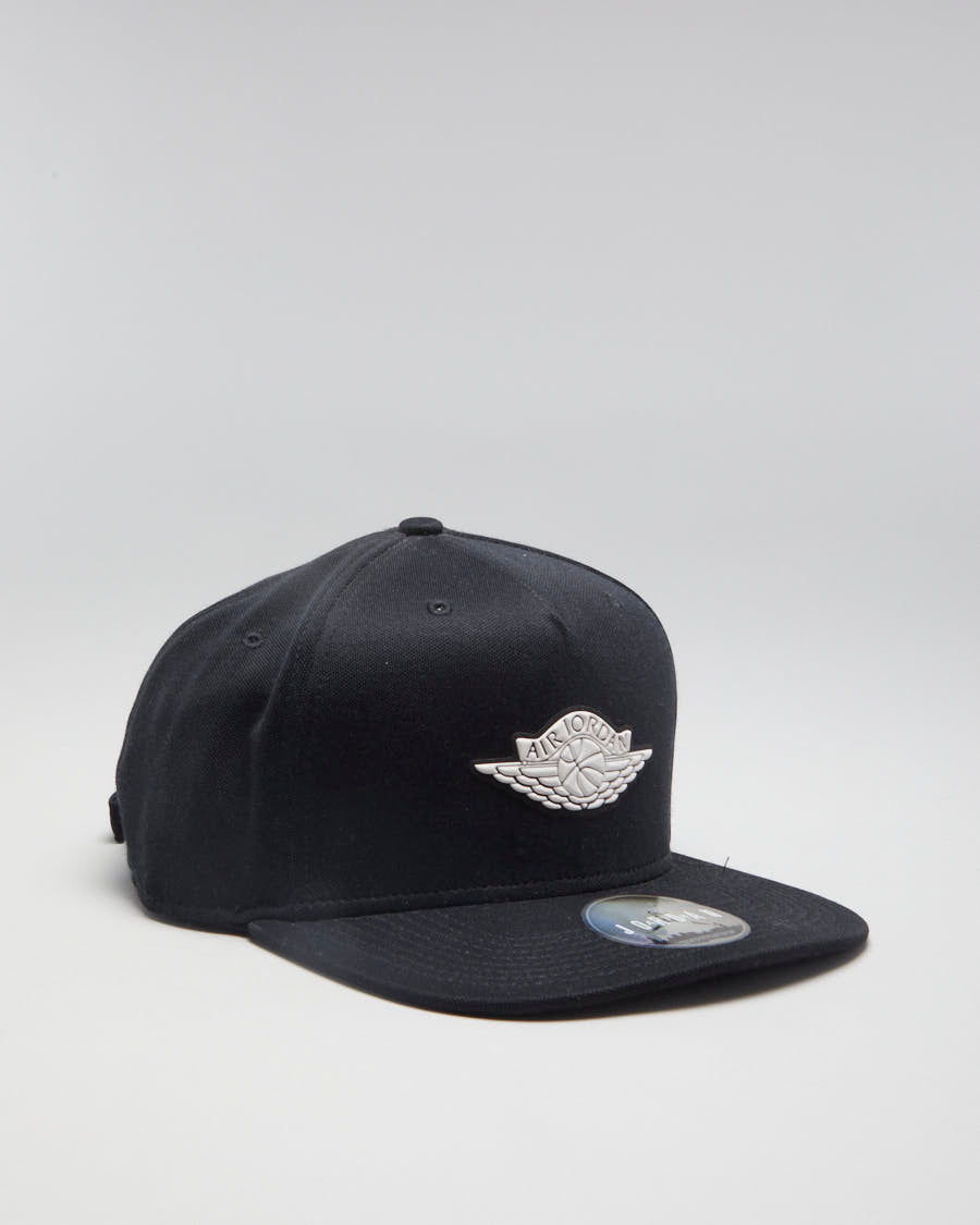 Jordan Black Snapback Hat  - Adjustable