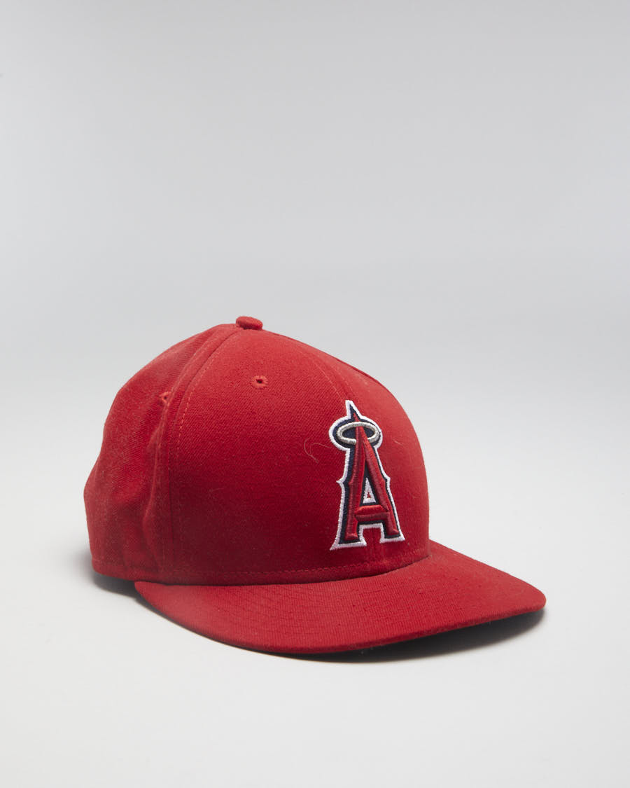MLB Los Angeles Angels Red Fitted Cap - 7 (55.8 CM)