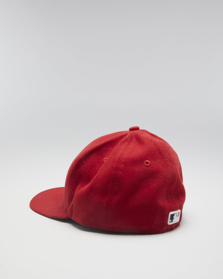 MLB Los Angeles Angels Red Fitted Cap - 7 (55.8 CM)