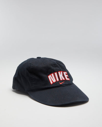 Vintage 90s Nike Black Embroidered Cap - Adjustable (Youth)