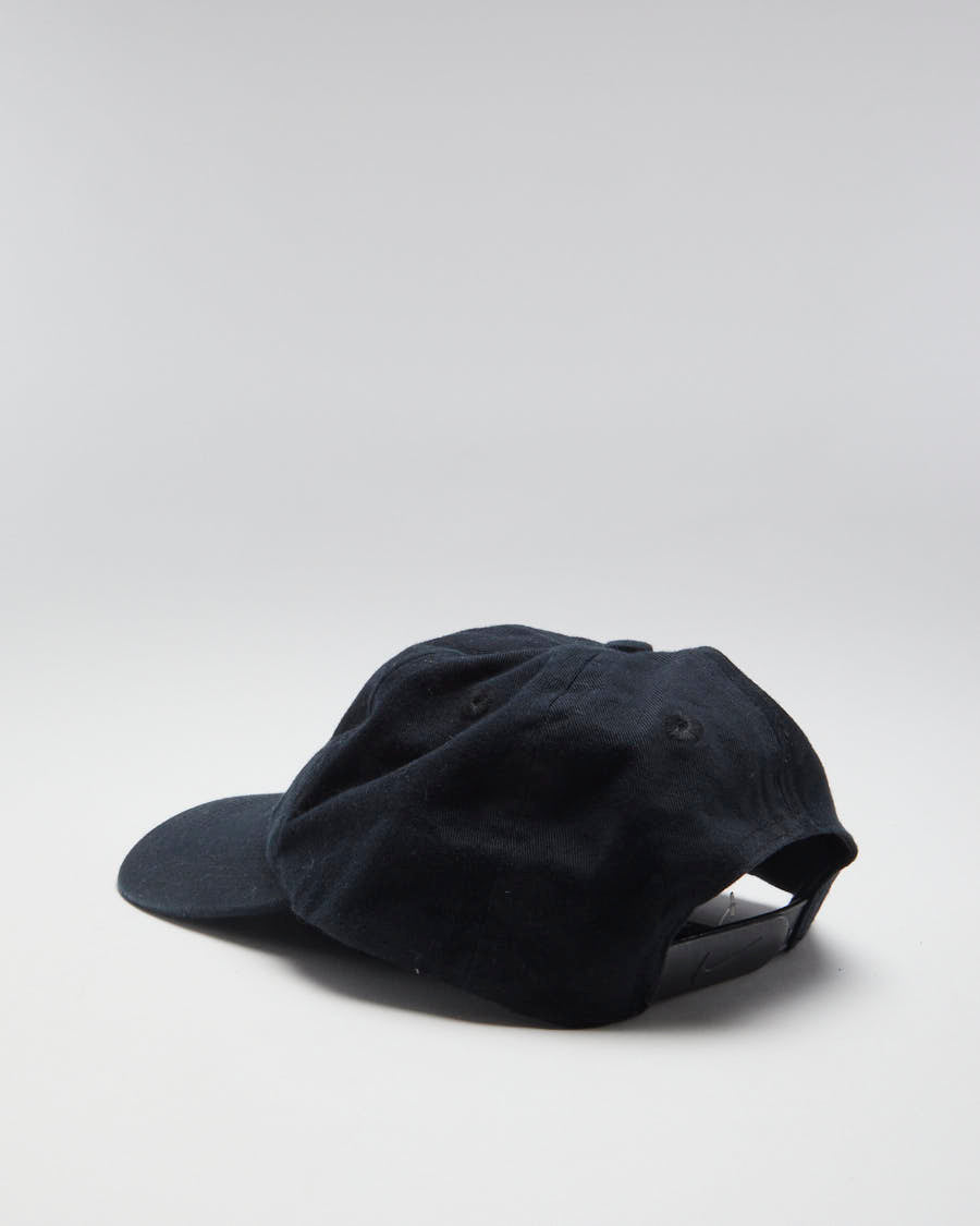 Vintage 90s Nike Black Embroidered Cap - Adjustable (Youth)
