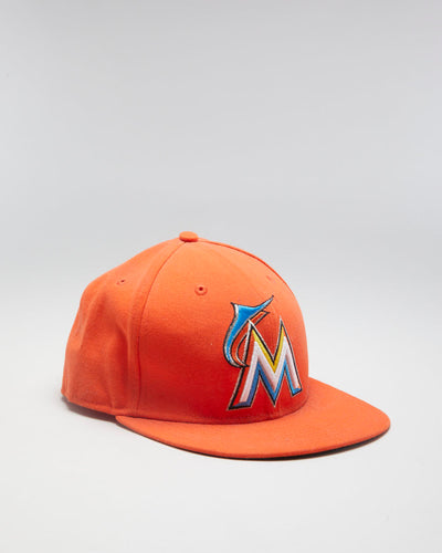 MLB Miami Marlins Orange Cap - 7 1/2 (59.6 CM)
