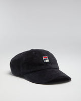 Fila Black Velour Cap - Adjustable