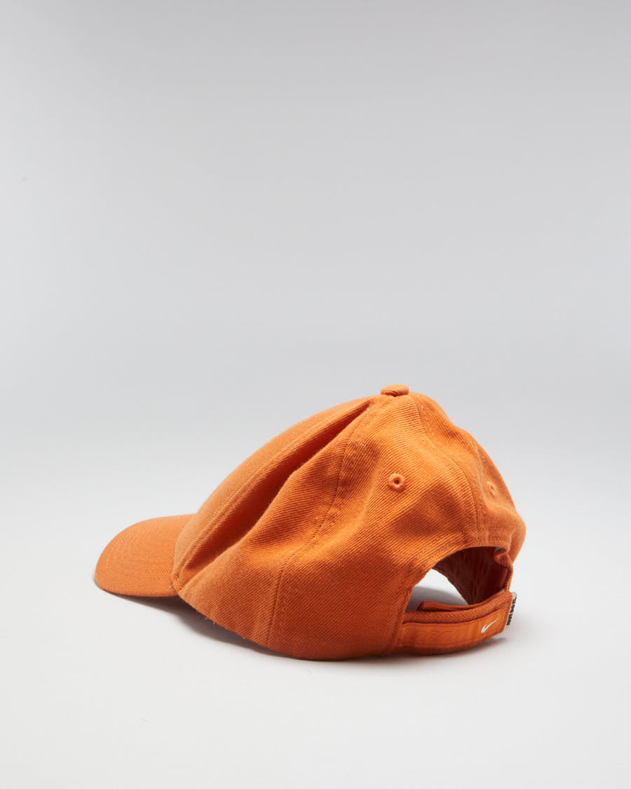 00s Nike Embroidered Orange Cap - Adjustable