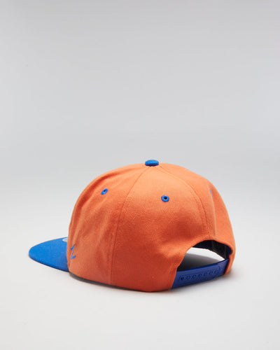 NHL Edmonton Oilers Zephyr Patent Lacer Orange Snapback Hat - Adjustable