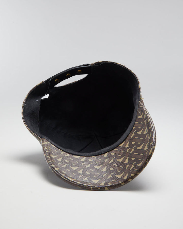 Burberry monogram hat deals
