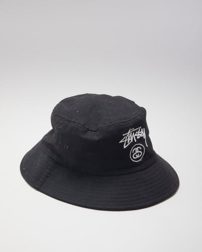 Stussy Black Bucket Hat - S/M