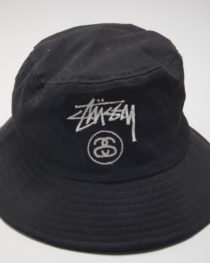 Stussy Black Bucket Hat - S/M