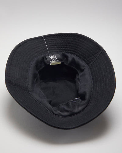 Stussy Black Bucket Hat - S/M