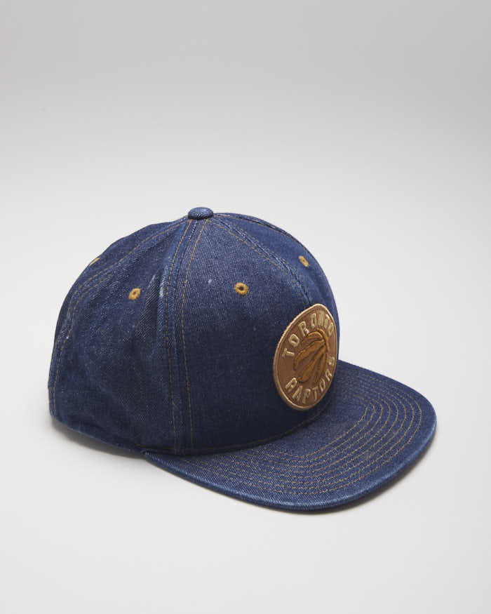 NBA Toronto Raptor Mitchell And Ness Denim Snapback