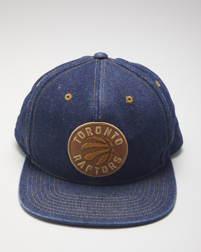 NBA Toronto Raptor Mitchell And Ness Denim Snapback