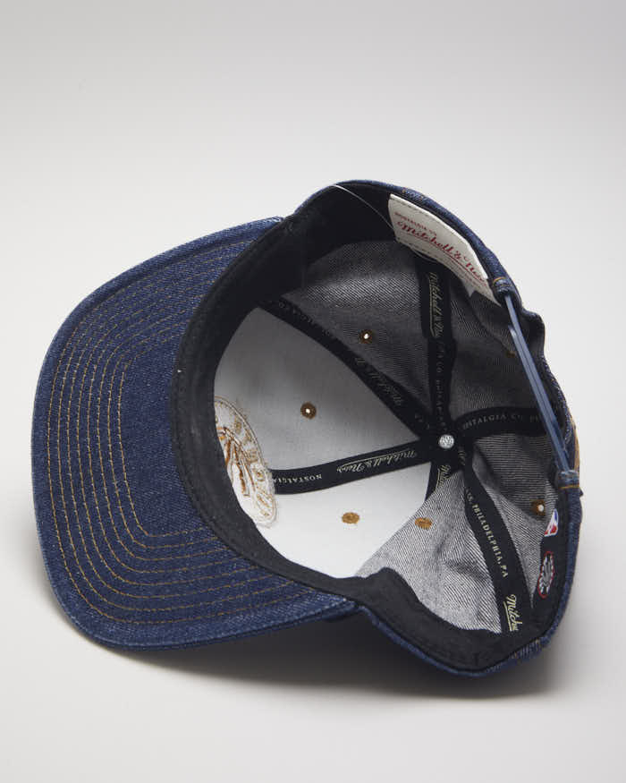 NBA Toronto Raptor Mitchell And Ness Denim Snapback