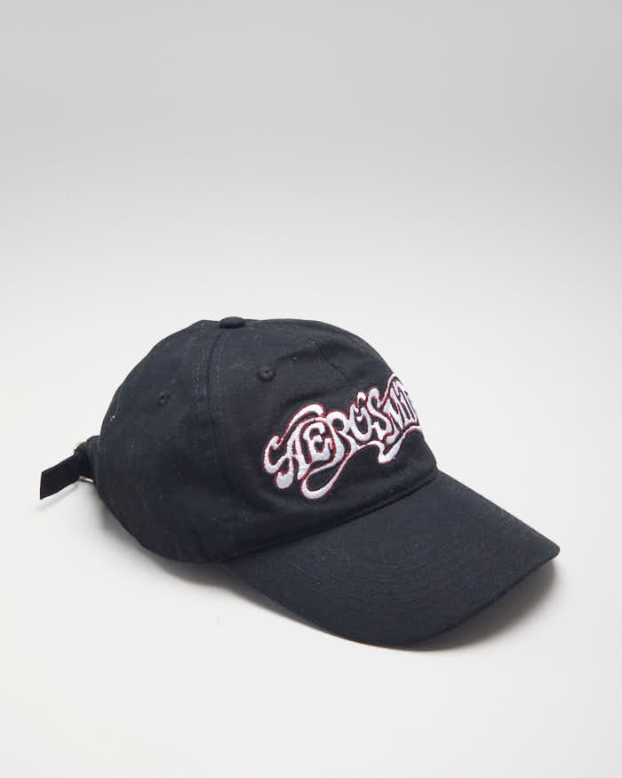 Aerosmith Black Embroidered Baseball Cap