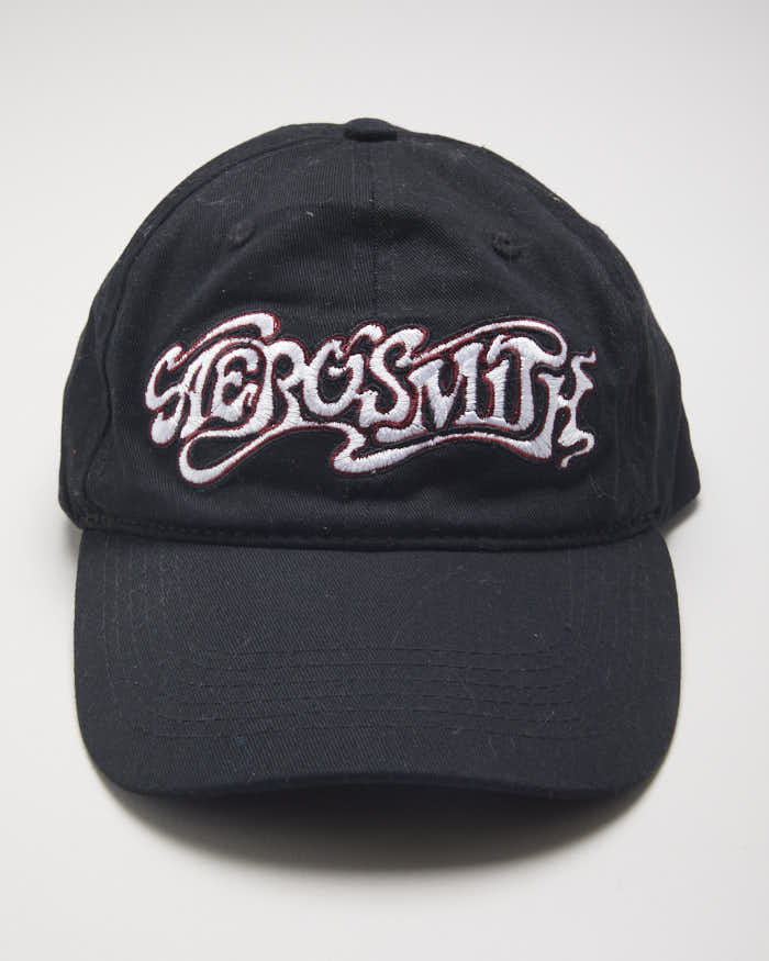 Aerosmith Black Embroidered Baseball Cap