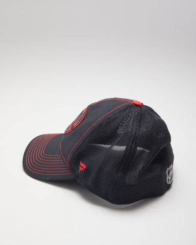 NHL Black Trucker Hat S/M