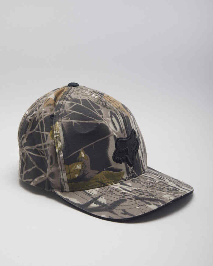 Vintage Y2K Fox Racing Camo Snapback - OS