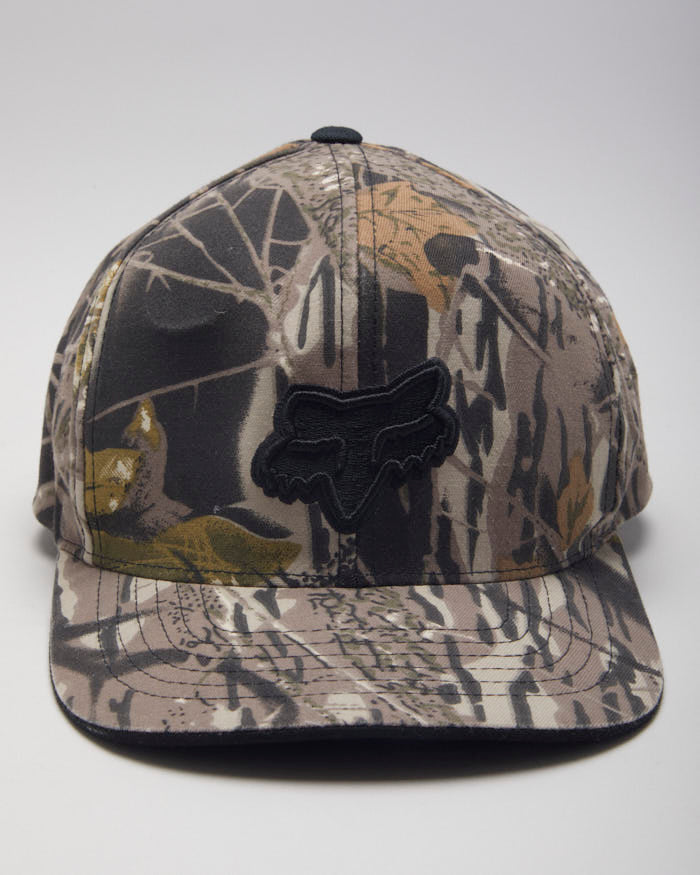 Vintage Y2K Fox Racing Camo Snapback - OS