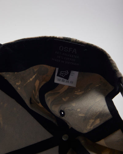 Vintage Y2K Fox Racing Camo Snapback - OS