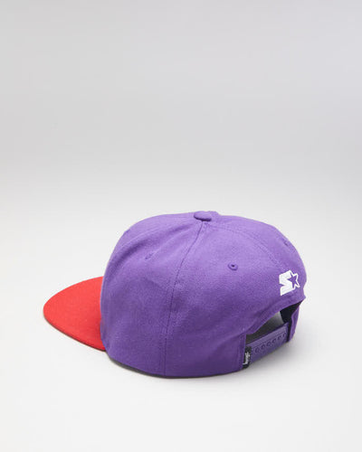 Starter The Natural Stussy Purple & Red Snapback