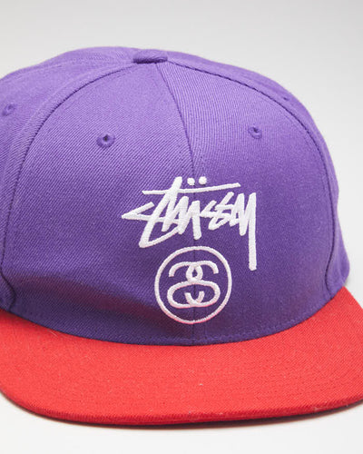 Starter The Natural Stussy Purple & Red Snapback